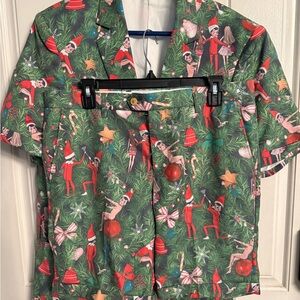 Uncle Reco Naughty Elves Men’s Summer Suit